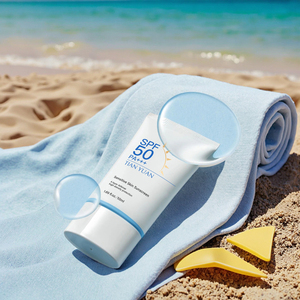 OEM Organic Natural Whitening Moisturizer Sunscreen SPF 50 Cream Lotion Body Protection for Sensitive Skin Beauty Personal Care