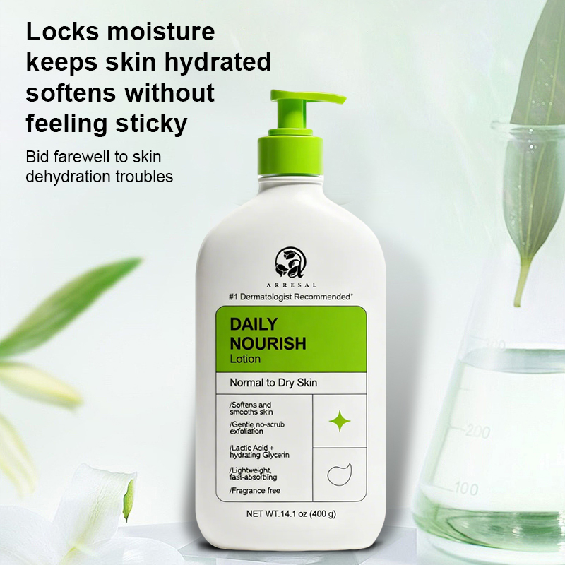 Private Label Arresal Daily Nourishing Body Milk Lotion Pack Extra Lightening Organic Moisturizing For Dry To Very Skin
