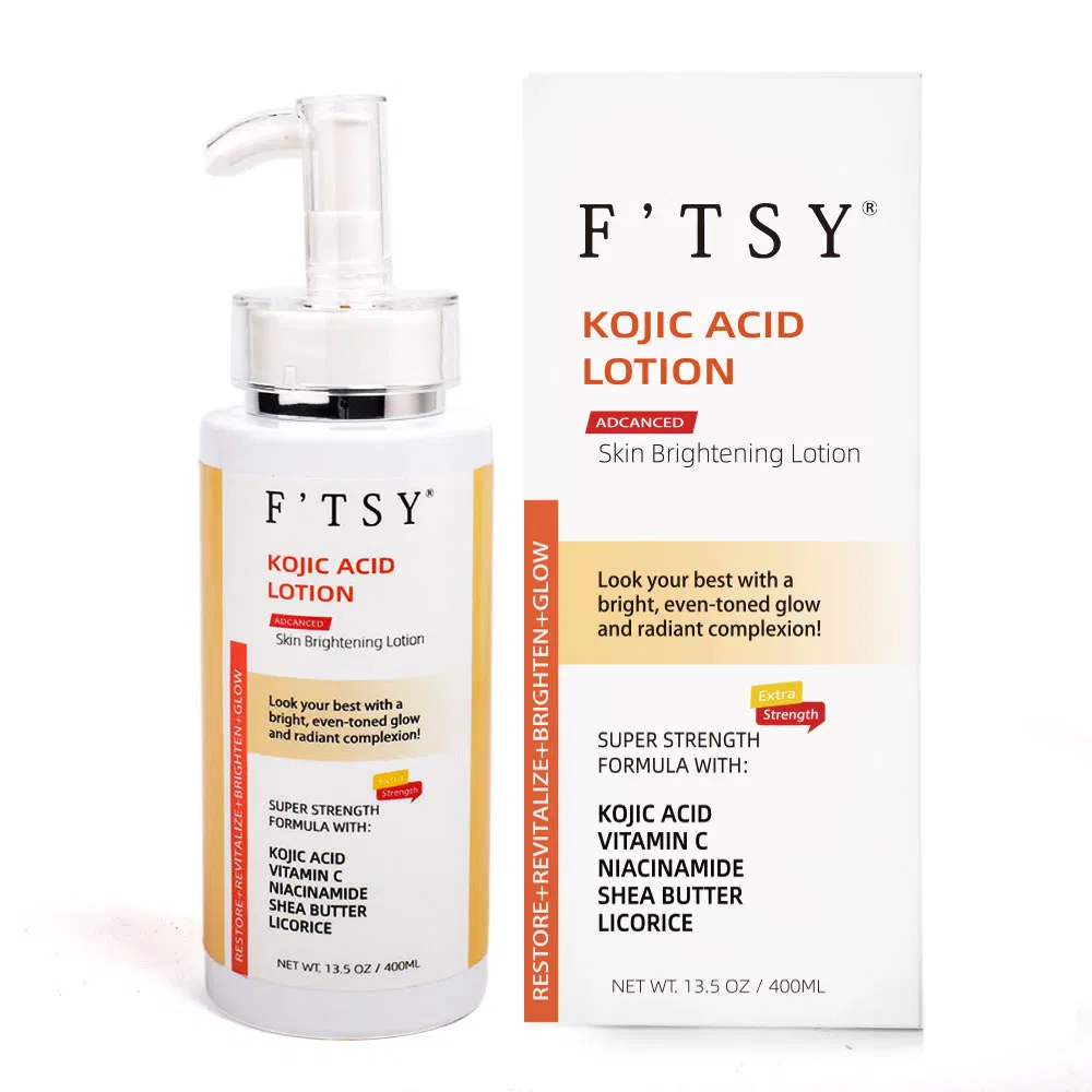 Custom Logo Wholesale Vegan Kojic Acid Lotion Body Care Vitamin C Darks Spots Lotion