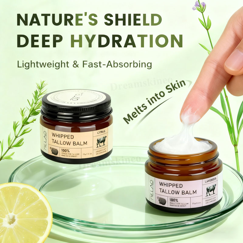 Tallow Balm Honey Organic Moisturizer Cream Soft Essential Beeswax High Quality Skin Private Label Body Lotion Nourishing