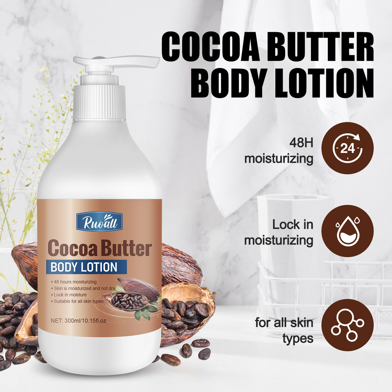 Cocoa Oil Body Lotion Detail 3