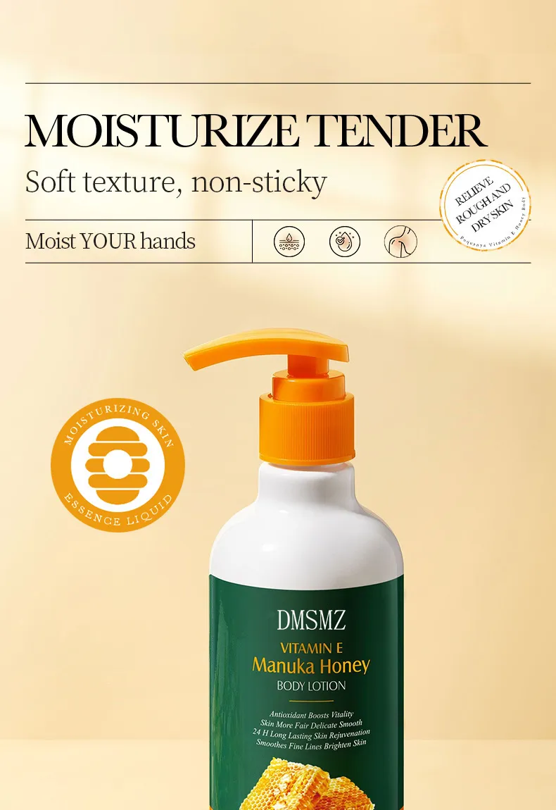 Vitamin E Manuka Honey Hydrating Refreshing Moisturizing Body Lotion