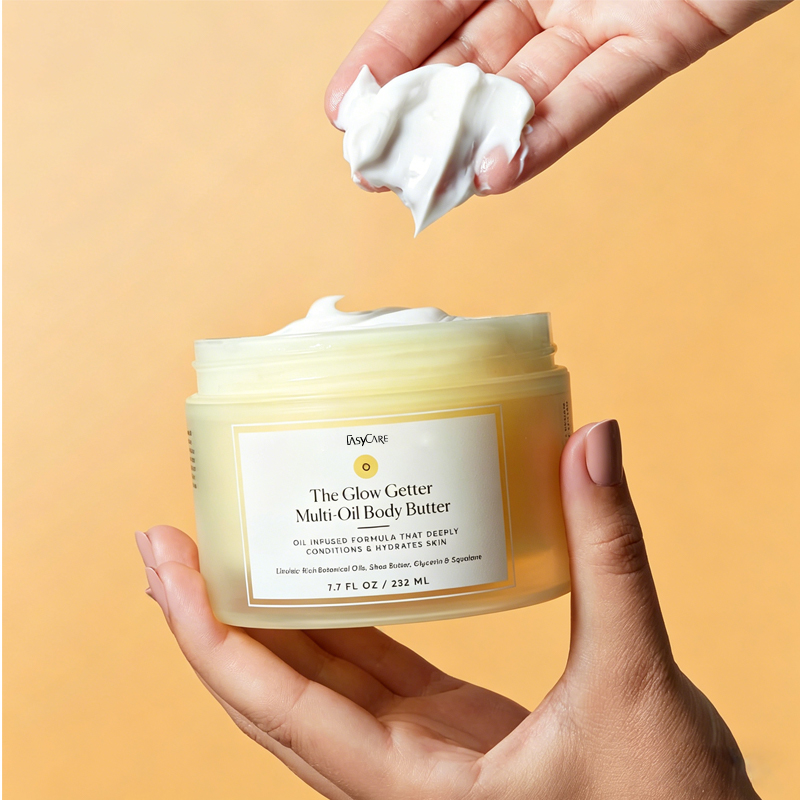 Private Label Body Butter Cream Non-Greasy Vegan Organic Lasting Hydrating Nourishing Brightening Shea Butter Body Lotion Cream