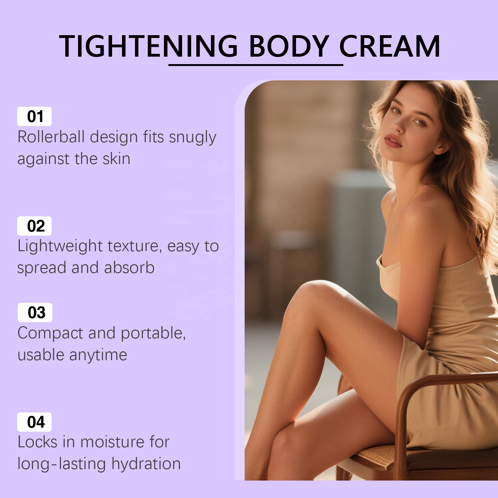 Multi Peptide Tightening Body Cream Lifting Firming Moisturizing Enhance Skin Elasticity Relieve Drynes Body Shaping Lotion