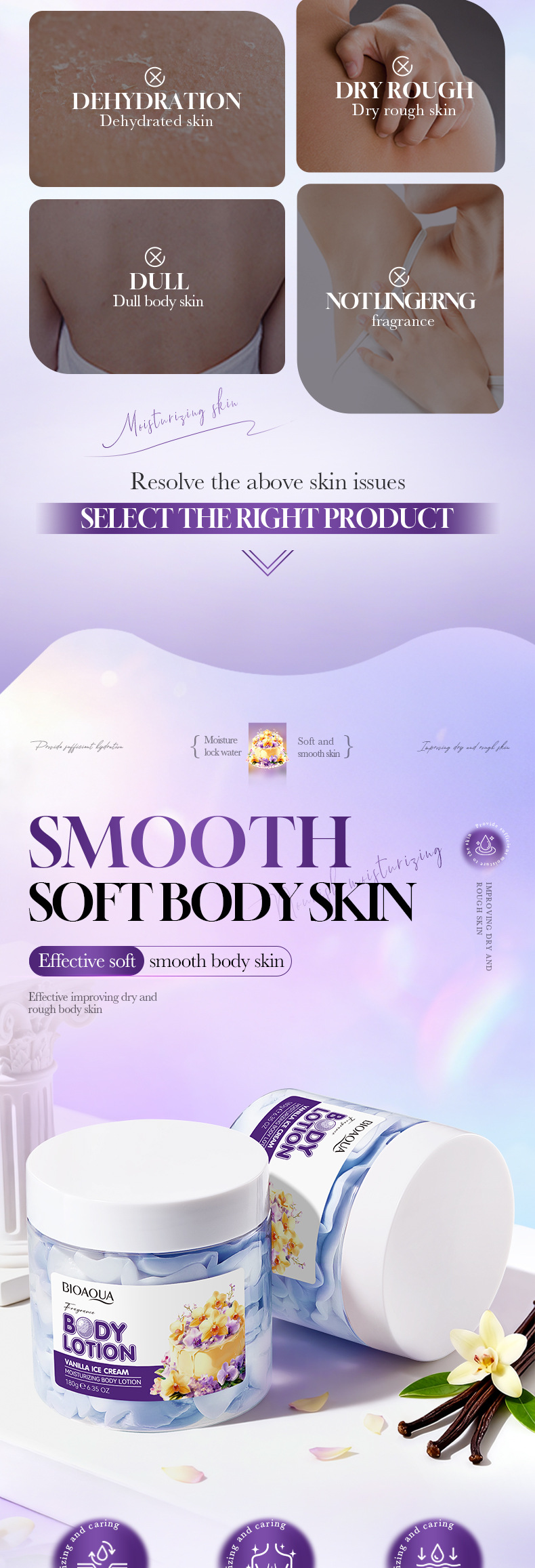 Vanilla Ice Cream Moisturizing Body Lotion View