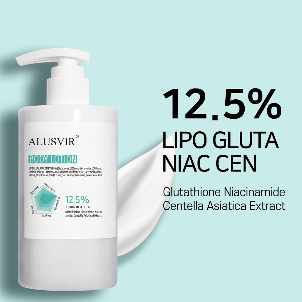 Private Label Body Care 12.5% Glutathione Niacinamide Centella Asiatica Skin Whitening Nourishing Moisturizing Body Lotion