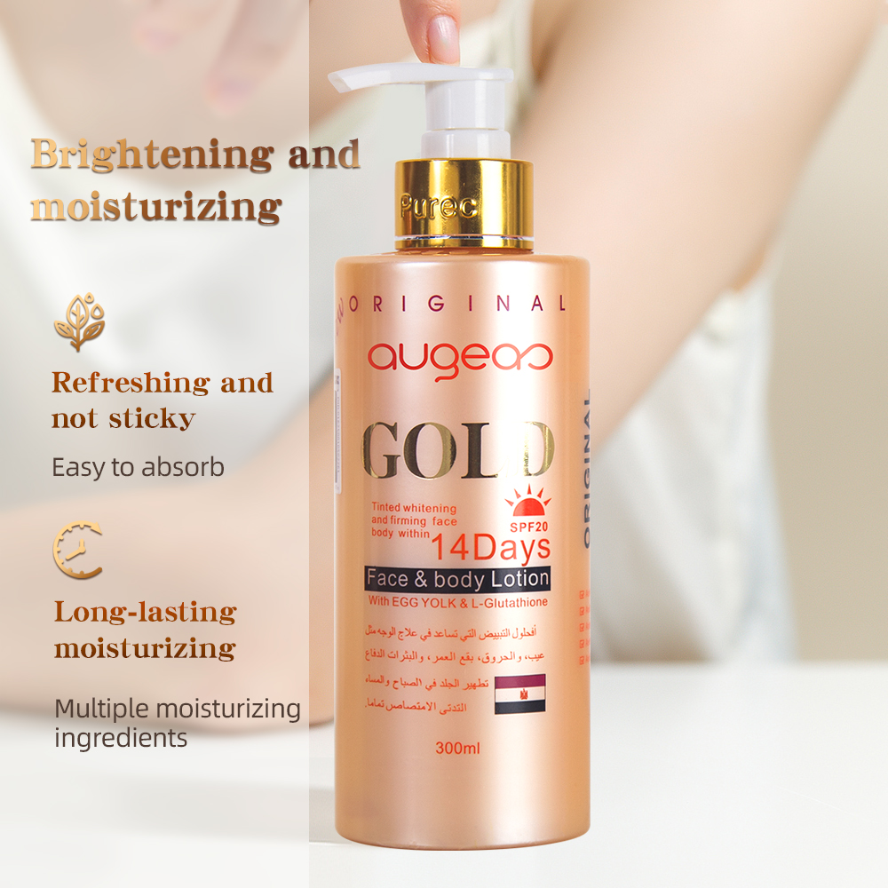 Skin Care Products Collagen Brightening Gold Whitening Body Lotion for Women