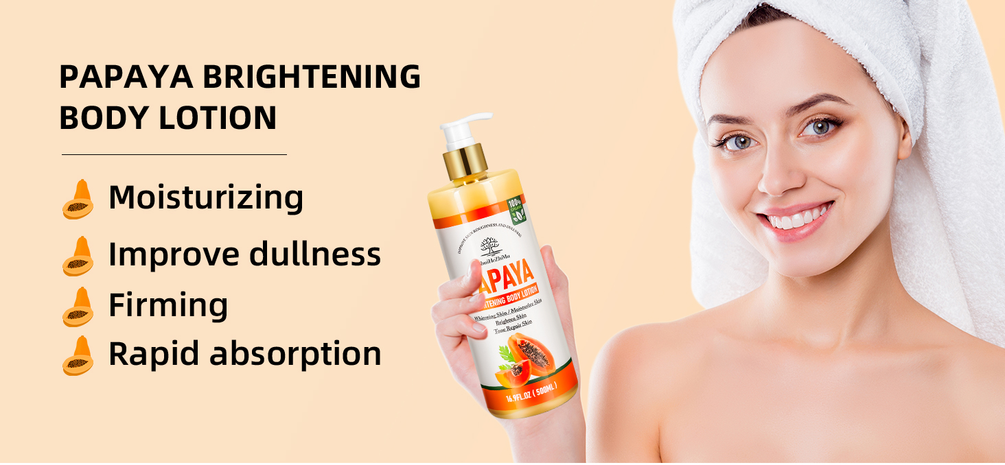 Papaya Body Lotion Showcase 1