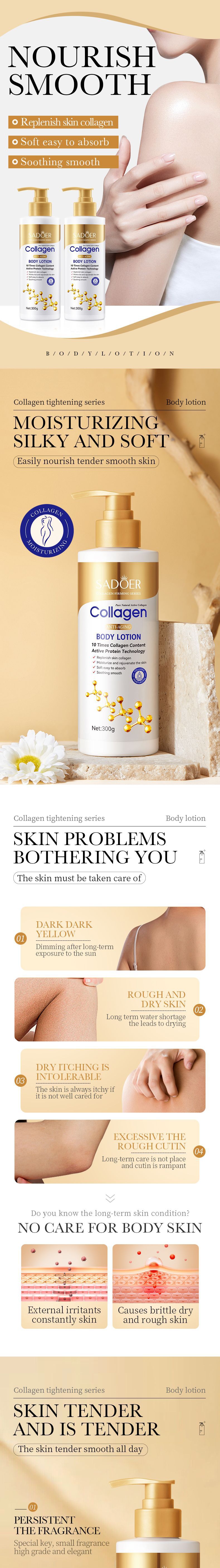 Body lotion display