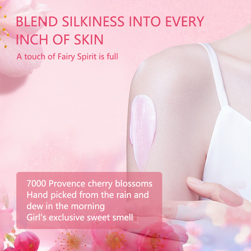 Body Care Private Label Custom Beauty Skin Care Long-Lasting Fragrance Dedicate Sakura Whitening Body Lotion