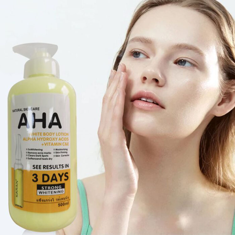 Private Label Whitening Hand Body Lotion Skin Care Lightening Shine Natural Vitamin C for Women