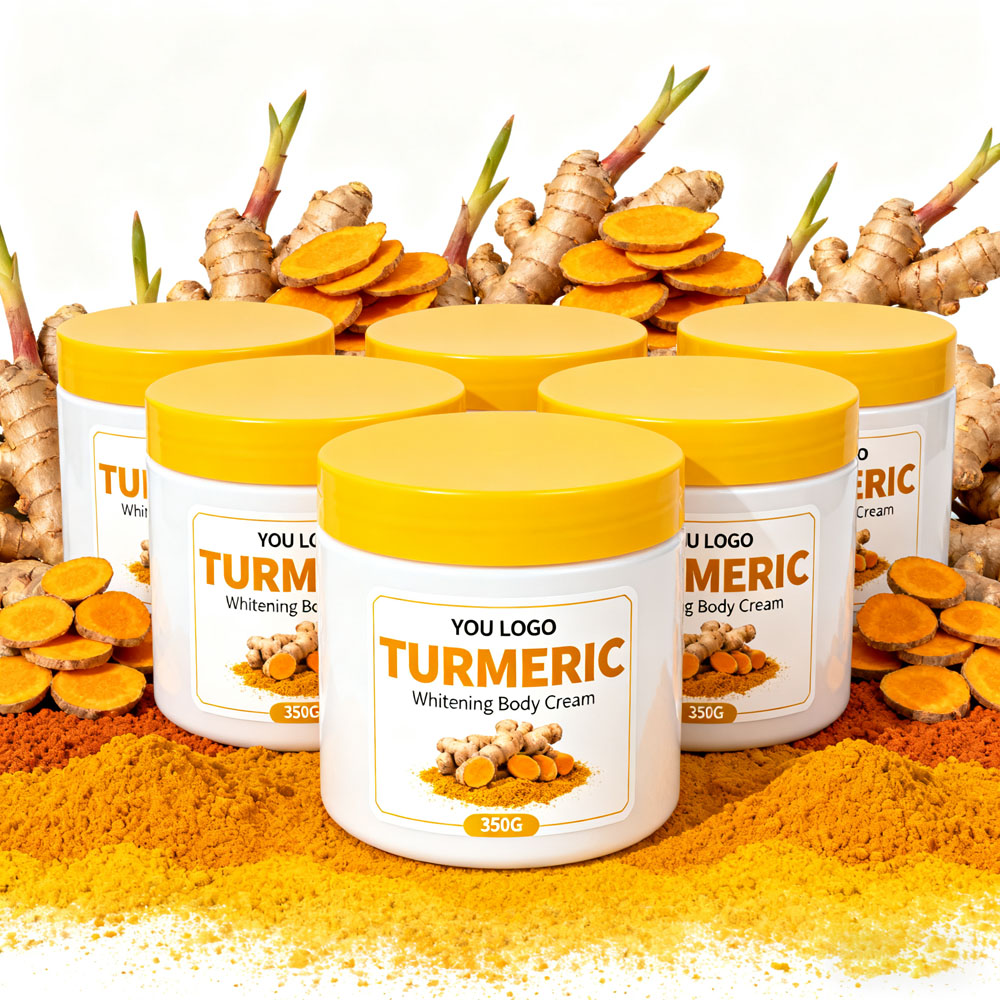 Turmeric Body Cream For Dark Spots Natural Brightening Moisturizer With Collagen Vitamin C Skin Care Lotion