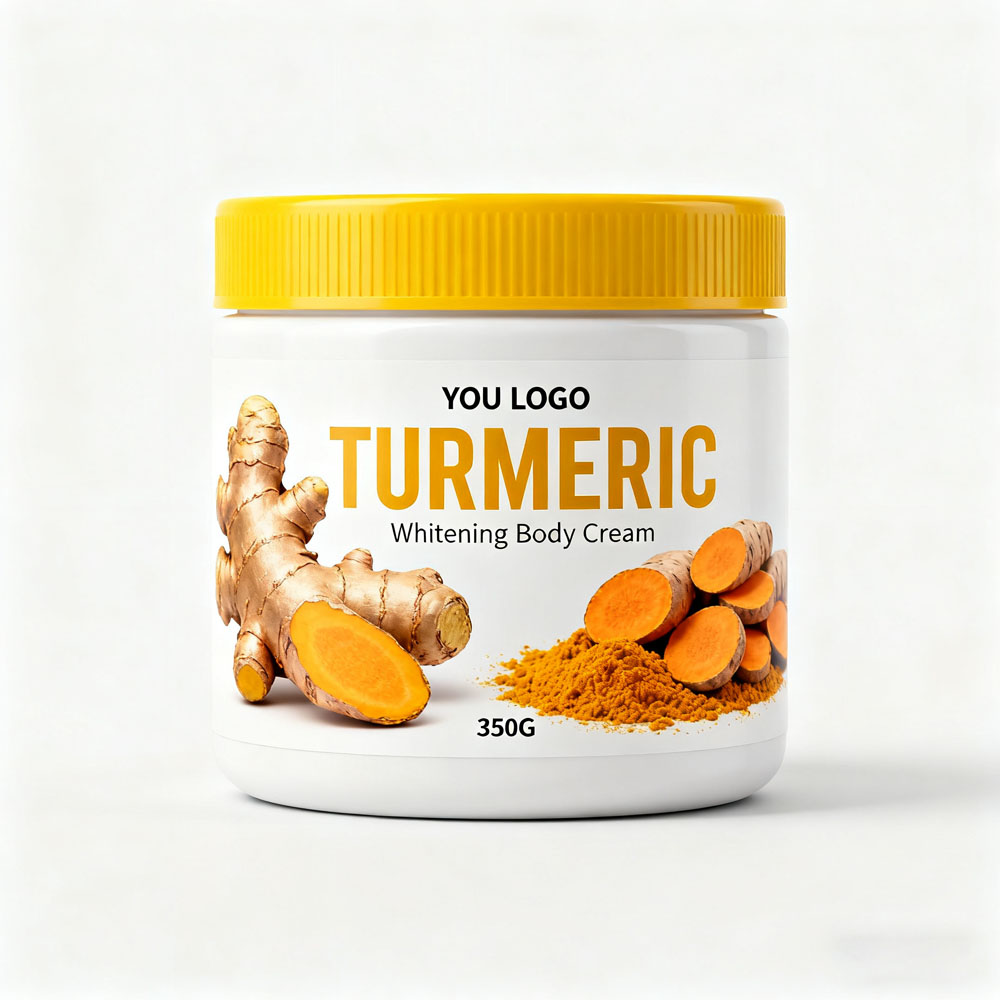 Turmeric Body Cream For Dark Spots Natural Brightening Moisturizer With Collagen Vitamin C Skin Care Lotion