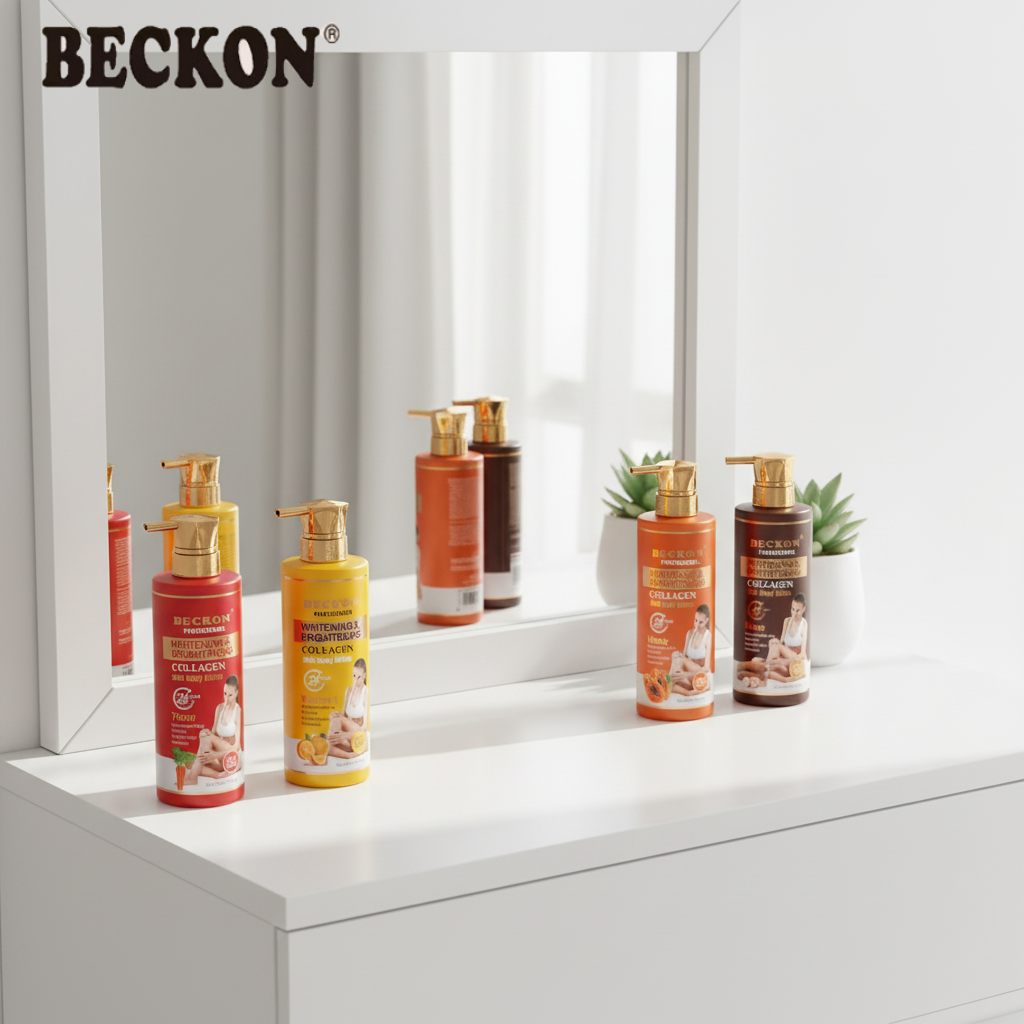 BECKON PRODUCTS 500ml Collagen Moisturizing Body Lotion Women Non-Greasy Fragrance Sooth Whitening Body Lotion