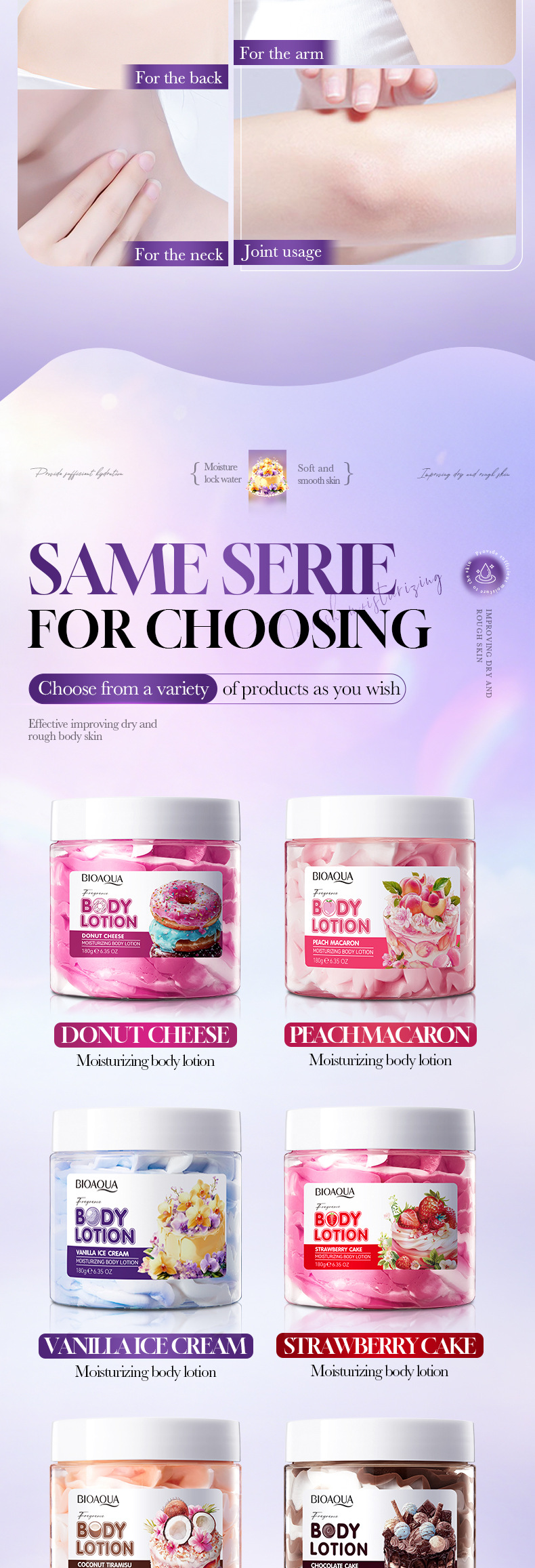 Vanilla Ice Cream Moisturizing Body Lotion Jar