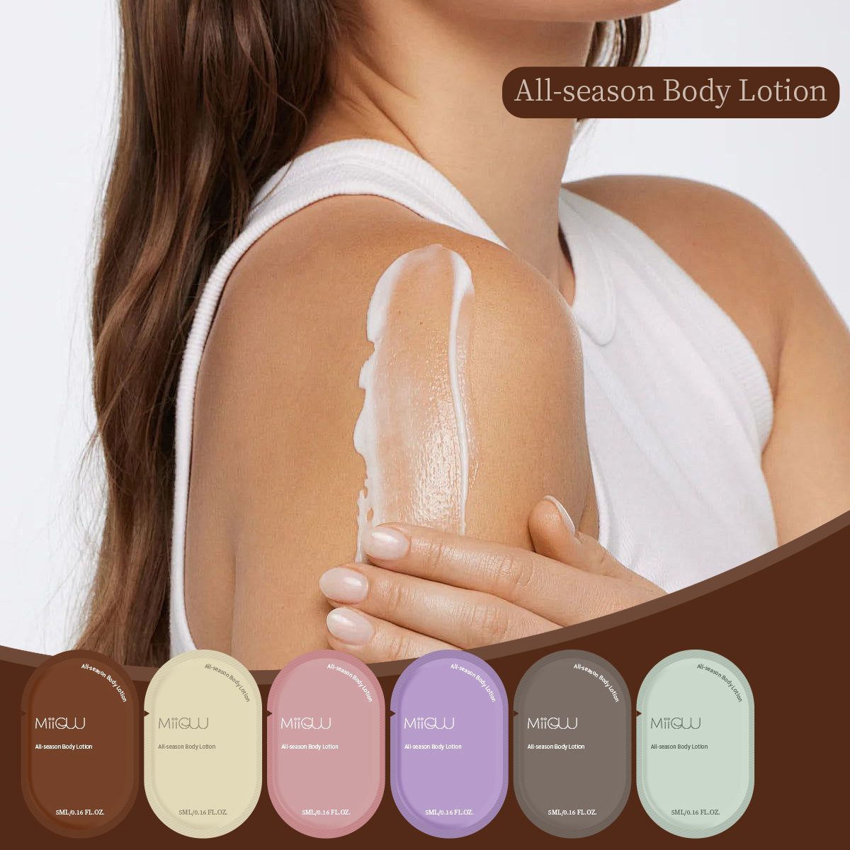 Disposable Body Lotion Skin Care Honey Vanilla Whipped Lightening Moisturizer Private Label Body Lotion In Bag