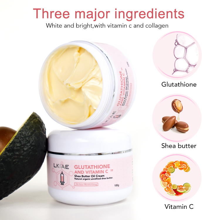 Factory Price Organic Shea Body Butter Lotion Cream 100g Coconut Oil Smoothing Skin Moisturizing Whitening Whipped Body Butter