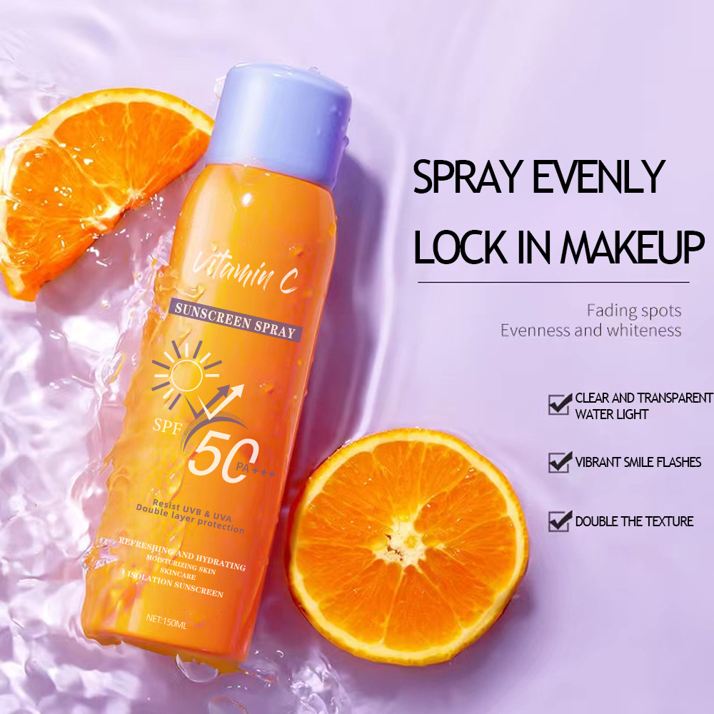 High Power SPF50PA+++ Organic Moisturizer Sunscreen Spray Whole Body Refreshing UV Protection Isolation Lotion