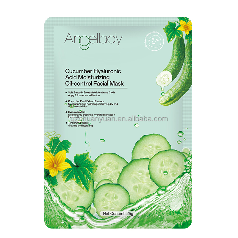 OEM Custom Honey/Cucumber/Aloe Firming Fruit Sheet Face Mask Natural Plant Fruit Moisturizing And Lightening For Tender Skin