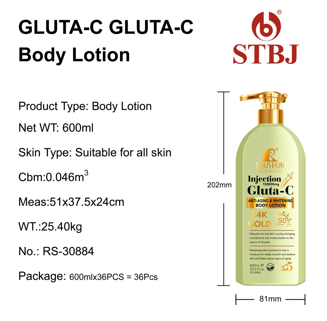 Roushun Gluta-C Anti-Aging & Whitening Body Lotion Moisturizing Smooth
