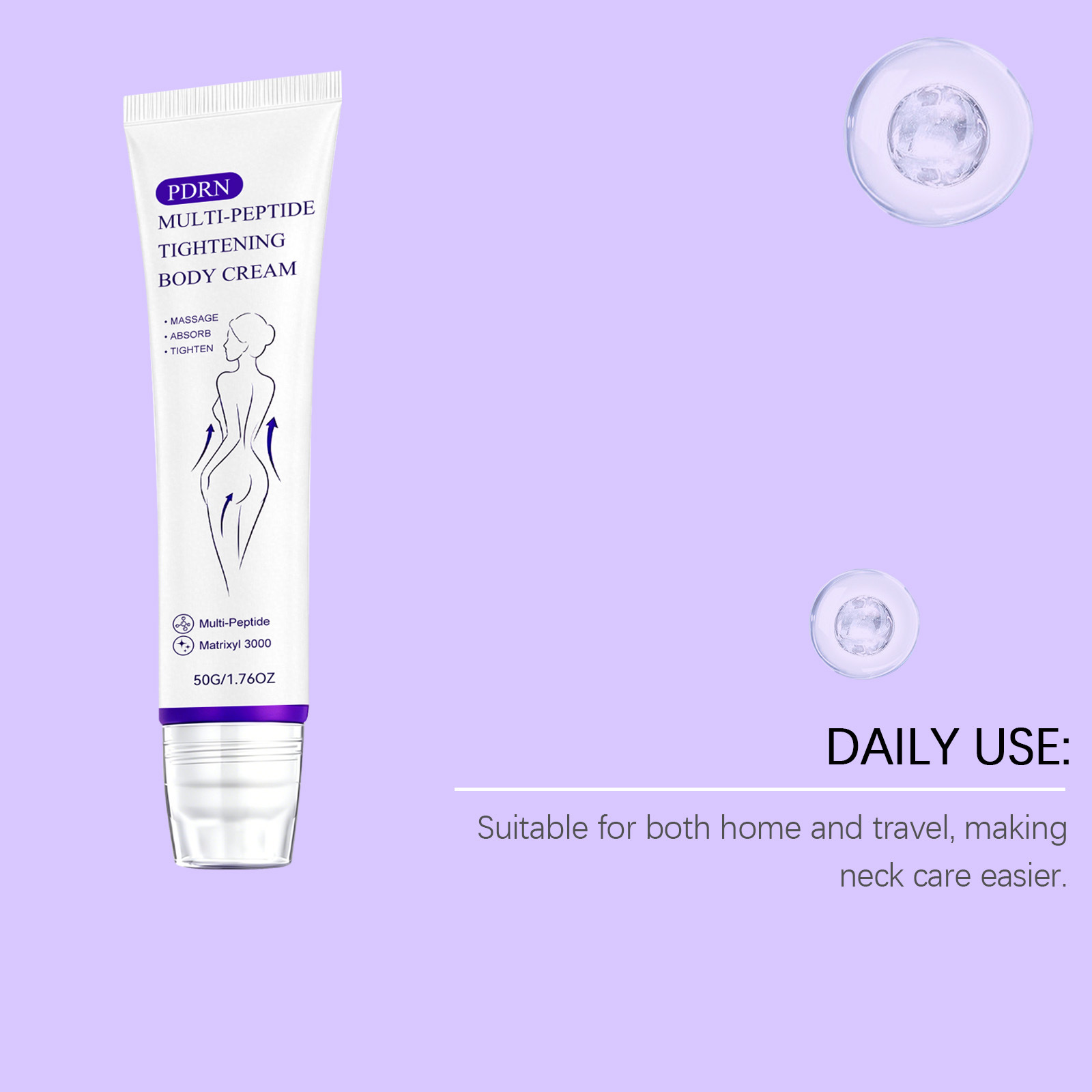 Multi Peptide Tightening Body Cream Lifting Firming Moisturizing Enhance Skin Elasticity Relieve Drynes Body Shaping Lotion