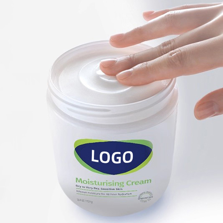 Natural Organic Children's Moisturizing Cream & Body Lotion Large White Jar Niacinamide Aloe Vera Milk Fragrance Evening Use