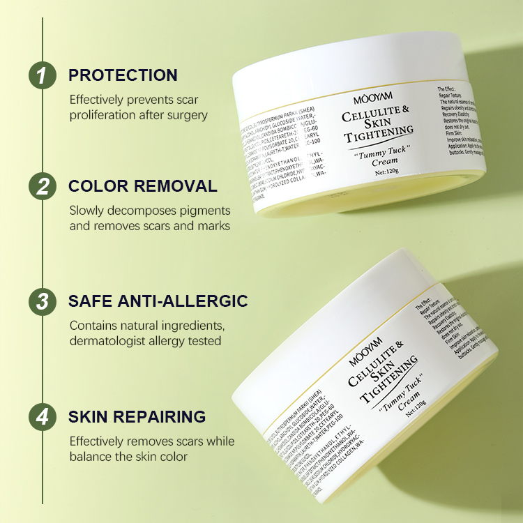 Organic Stretch Mark Removal Cream Body Tummy Tuck Repair Treatment Lotion Moisturizing Scar Removal Cream Shea Butter Herbal
