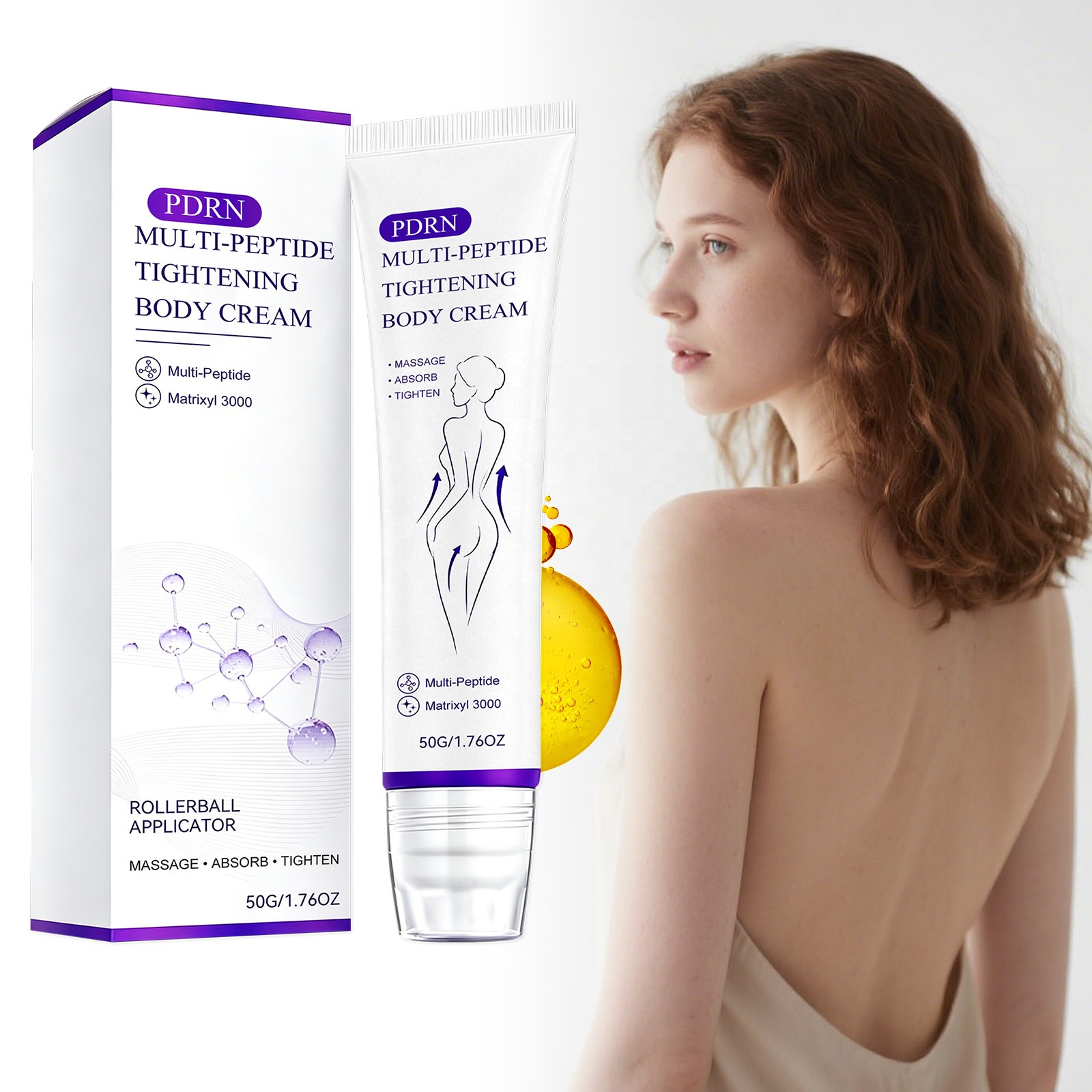 Multi Peptide Tightening Body Cream Lifting Firming Moisturizing Enhance Skin Elasticity Relieve Drynes Body Shaping Lotion