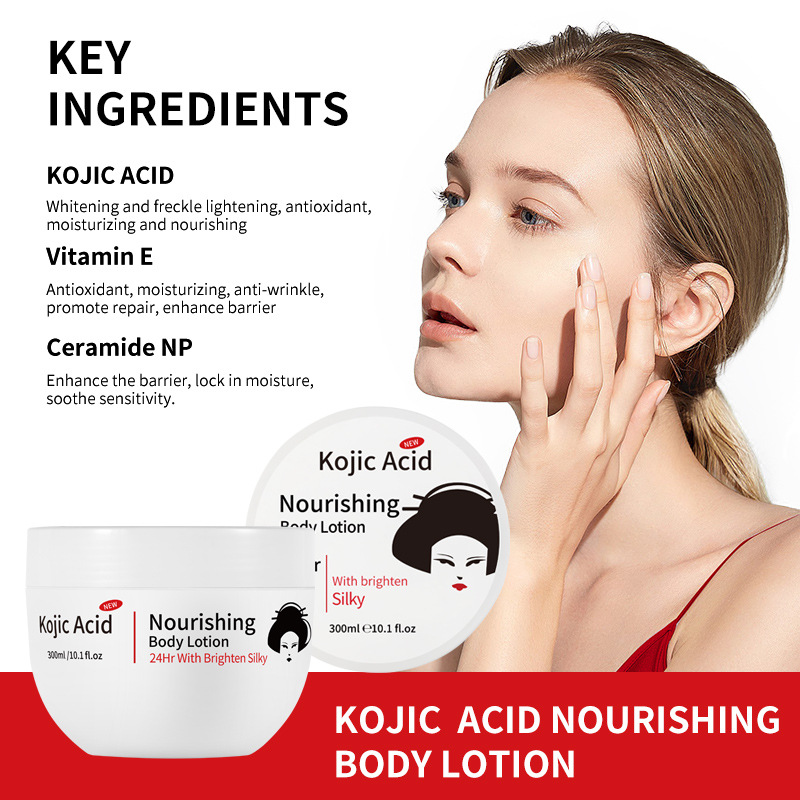Wholesale Kojic Acid Moisturizing Night Lotion for Anti-Aging and Brightening