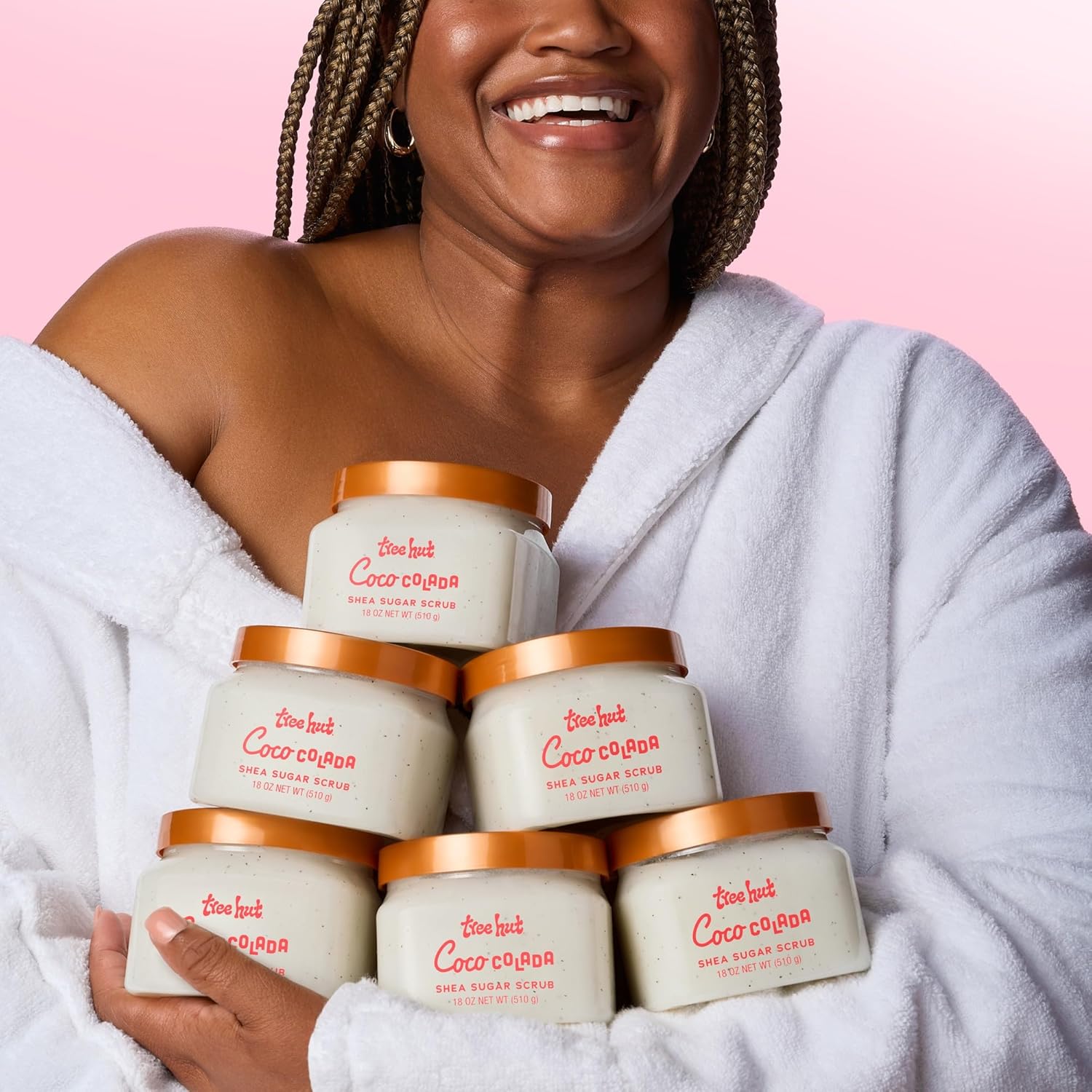 Shea Sugar Scrub 18 Oz Jar Ultra Hydrating And Exfoliating Scrub For Nourishing Essential Body Care
