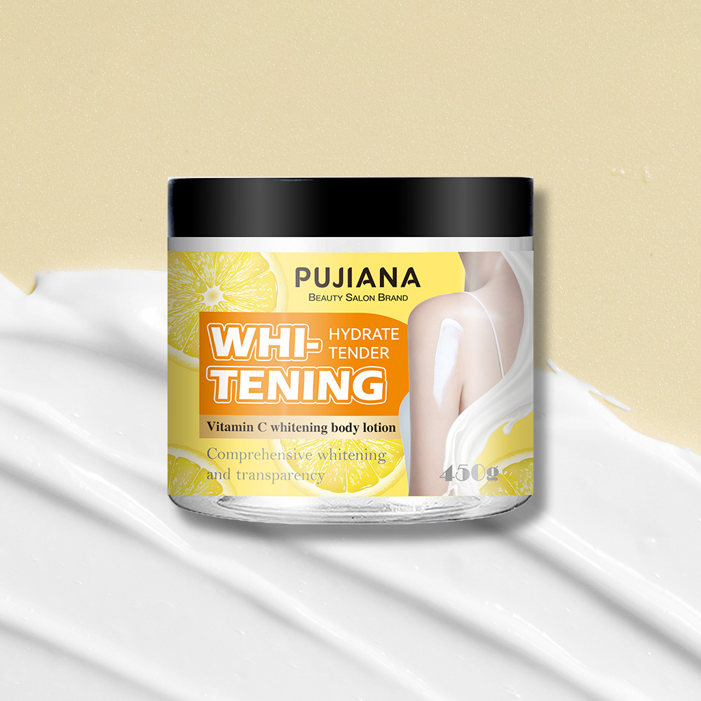 Private Label VC Brightening Body Lotion Remove Dullness Nourish Dry Skin Organic Vitamin C Skin Whitening Body Cream for Body