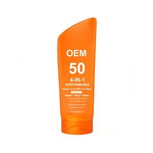 OEM 50 PA+++ Water Resistant Sport Formula Body Sunscreen Lotion Glycerin Ingredients Broad-spectrum UVA/UVB Protection