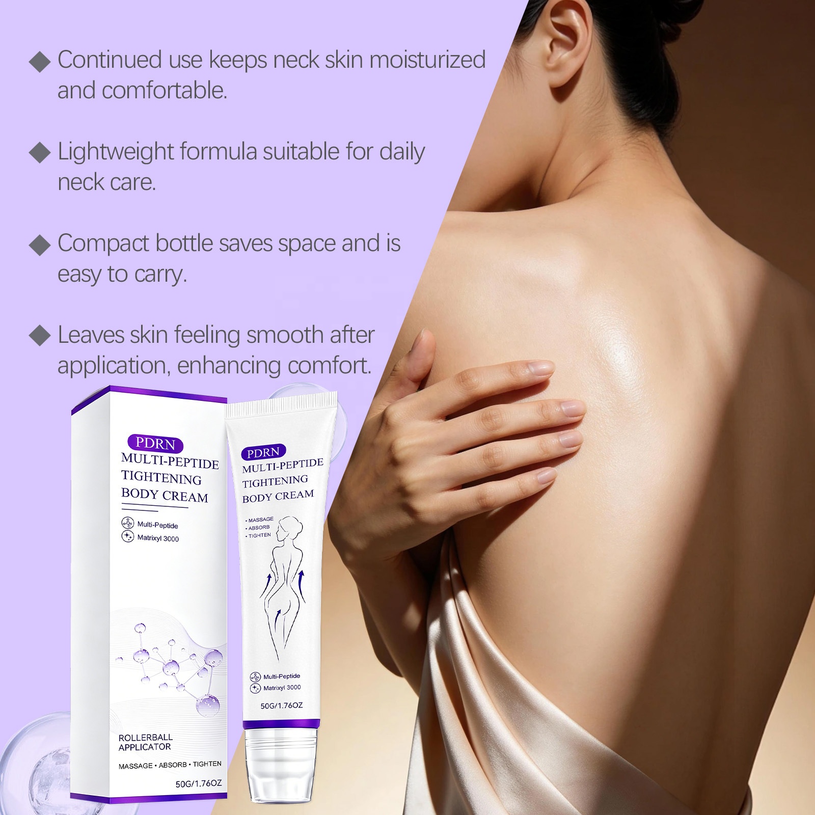 Multi Peptide Tightening Body Cream Lifting Firming Moisturizing Enhance Skin Elasticity Relieve Drynes Body Shaping Lotion