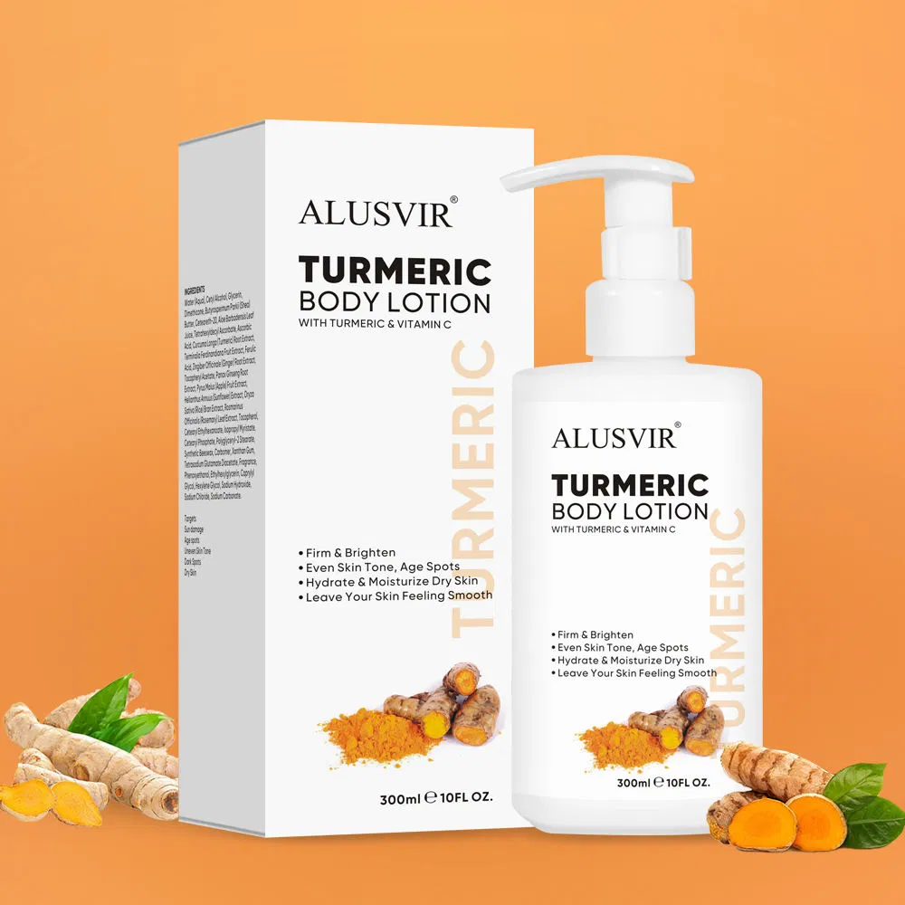 Turmeric Brightening and Spot-Reducing Body Lotion Customized for Women Dark Skin