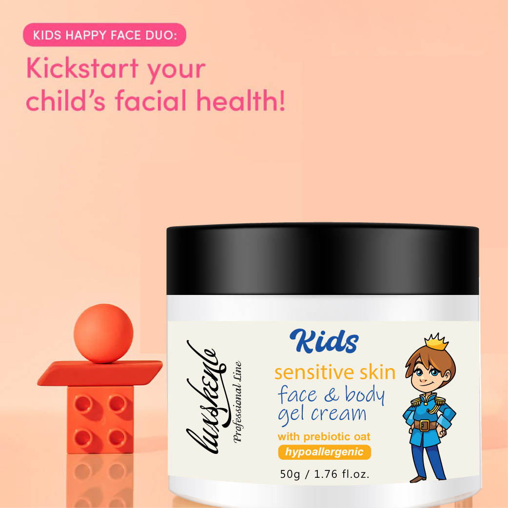 Natural Jelly Type Vitamin C/E Omega Vegan Avocado Kiwi Aloe Vera Extract Brighten Moisturizing Body Lotion for Kids