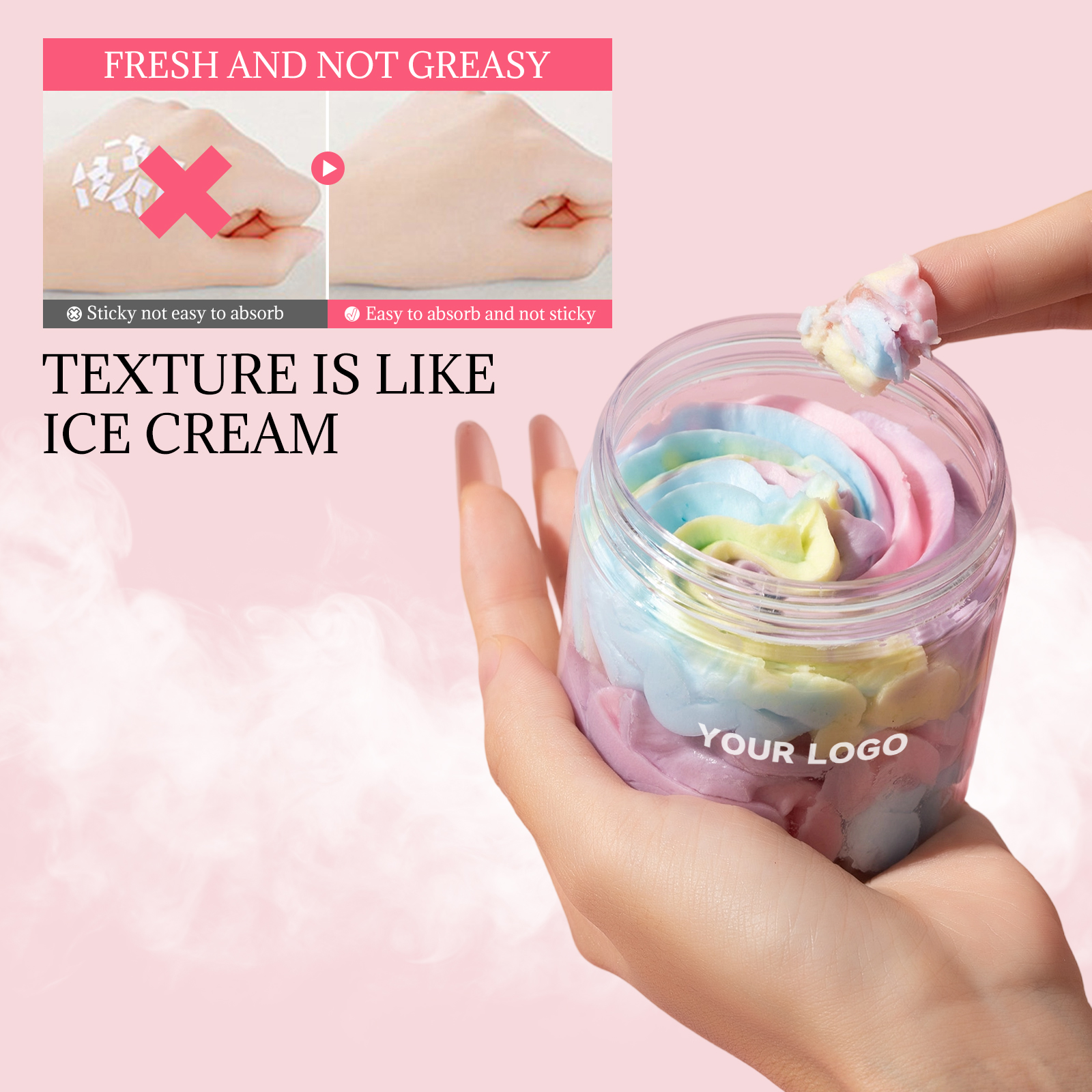 Wholesale Custom Logo Avocado Body Lotion Hydrating Body Lotion Watermelon Flavored Body Butter