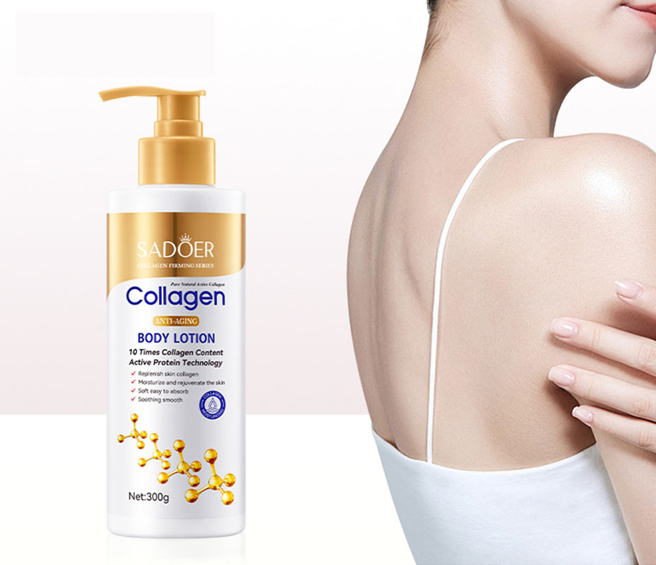 Factory Direct White Collagen Body Lotion Hydrating Nourishing Whitening Cream Body Lotions for Women Body Care 300g