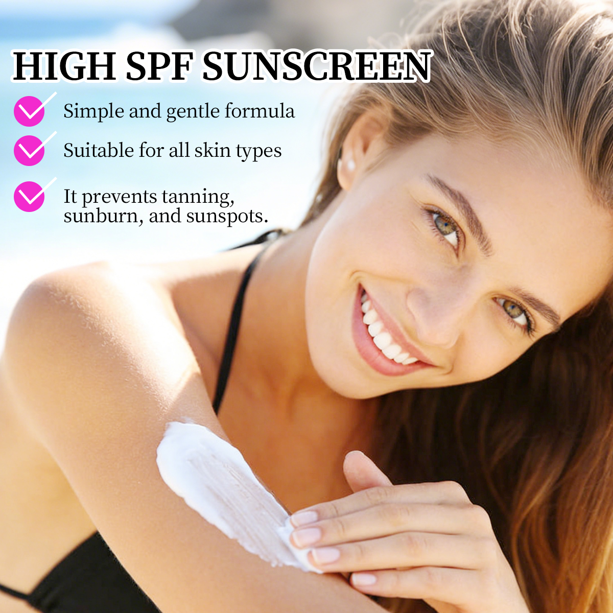 Hydrating Face Sunscreen Lotion SPF 50 Broad Spectrum Protection 24 Hour Hydration Water Resistant Sunscreen