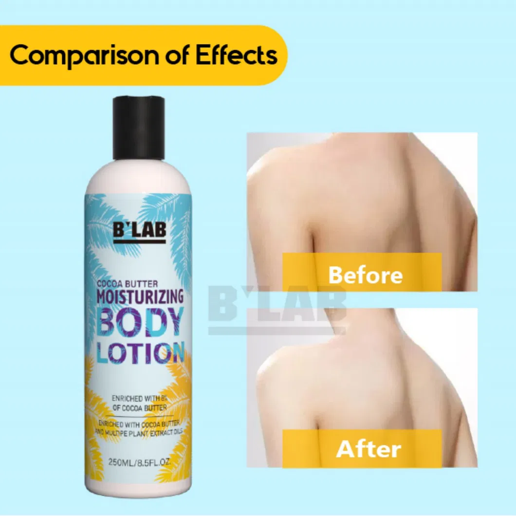 Natural Nourishing and Moisturizing Private Label Cocoa Butter Body Lotion