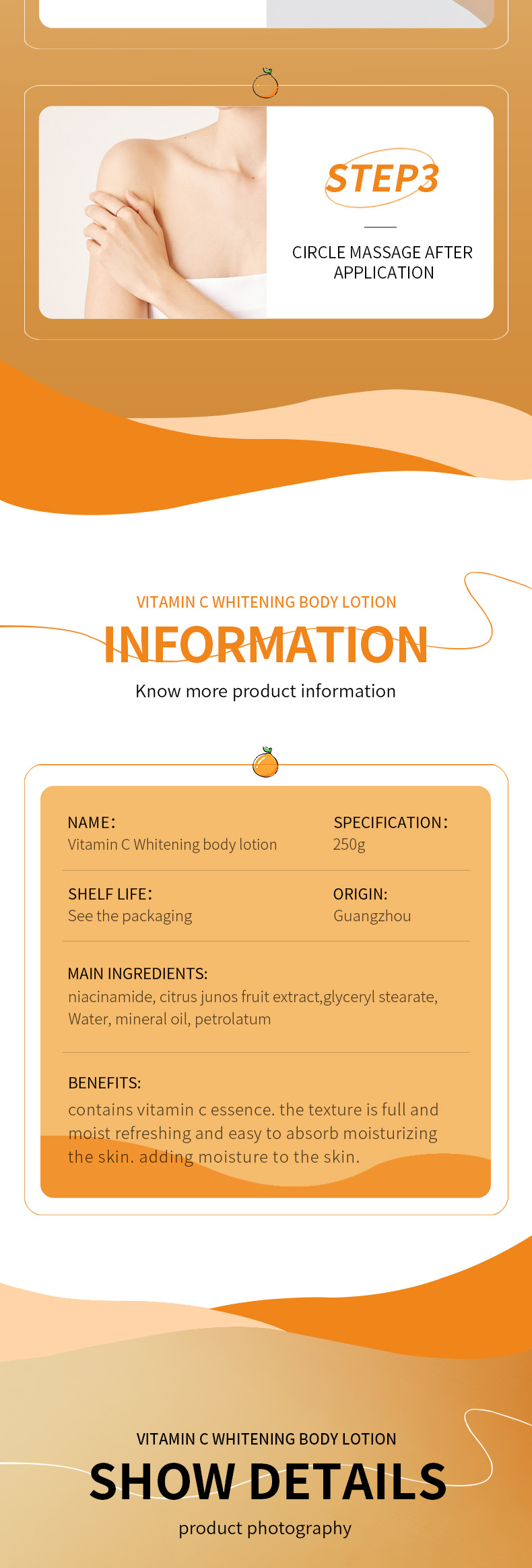 2025 News Product VC Collagen VE Body Lotion Brightening Moisturizing Skin Care Body Lotion Genuine Wholesale Price