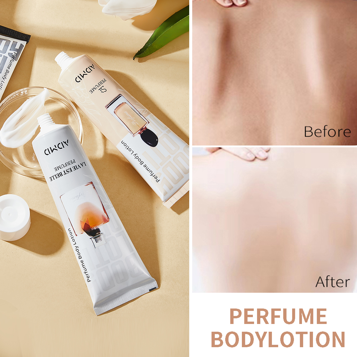 Fragrance Body Whitening Essential Collagen Perfumed Organic Moisturizer Wholesale Dry Skin Solid Ladies Portable Elegant Lotion