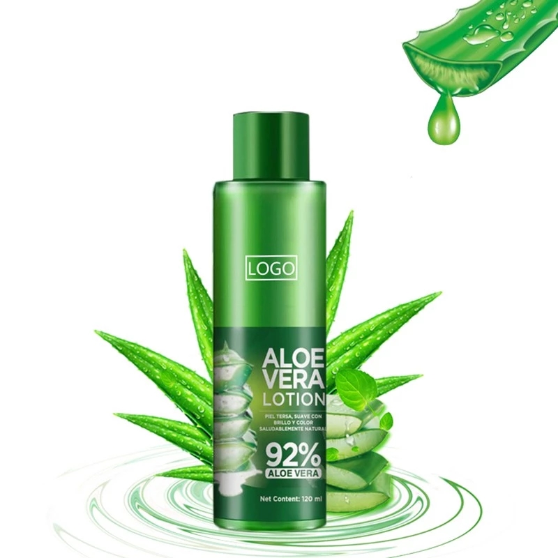 OEM Private Label Natural Organic Aloe Vera Moisturizing Skin Whitening Body Lotion for Black Skin