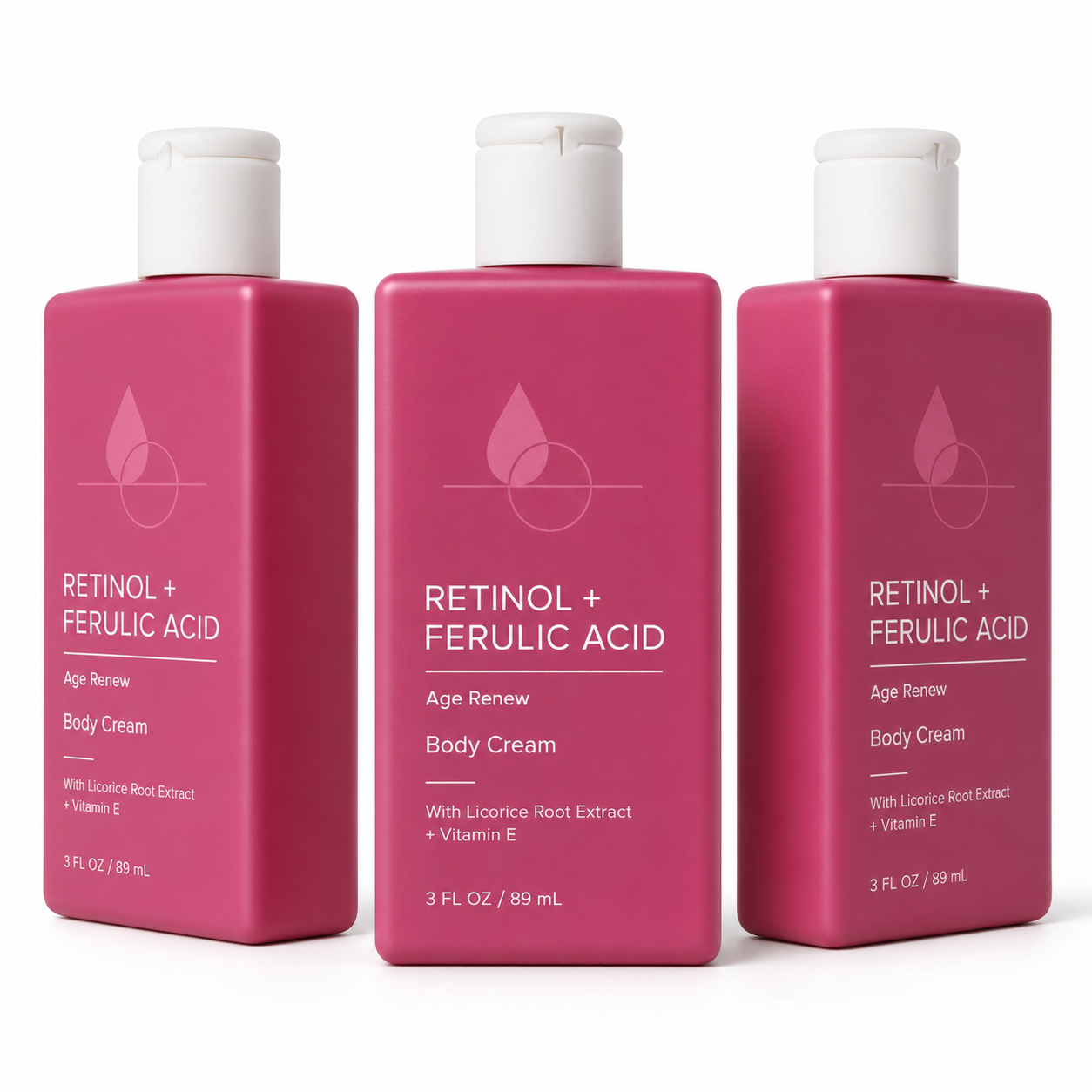 Private Label Retinol Ferulic Acid Body Cream Moisturizing Firming Anti Aging Body Lotion for Dry Rough Crepey Skin