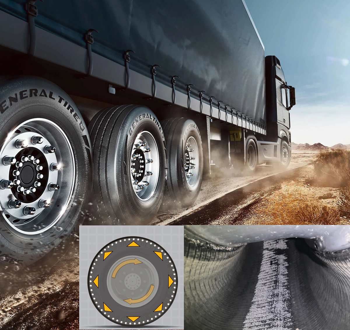 Tire balancing beads for truck tires