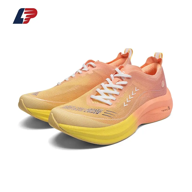 China Arrow Velocity 1.0 Men's Professional Training Running Shoes with Popcorn Cushioning, Shovel Carbon Plate and Anti-Slip Rubber Outsole for Speed, Stability and Daily Road Runs Manufacturers, Supplier