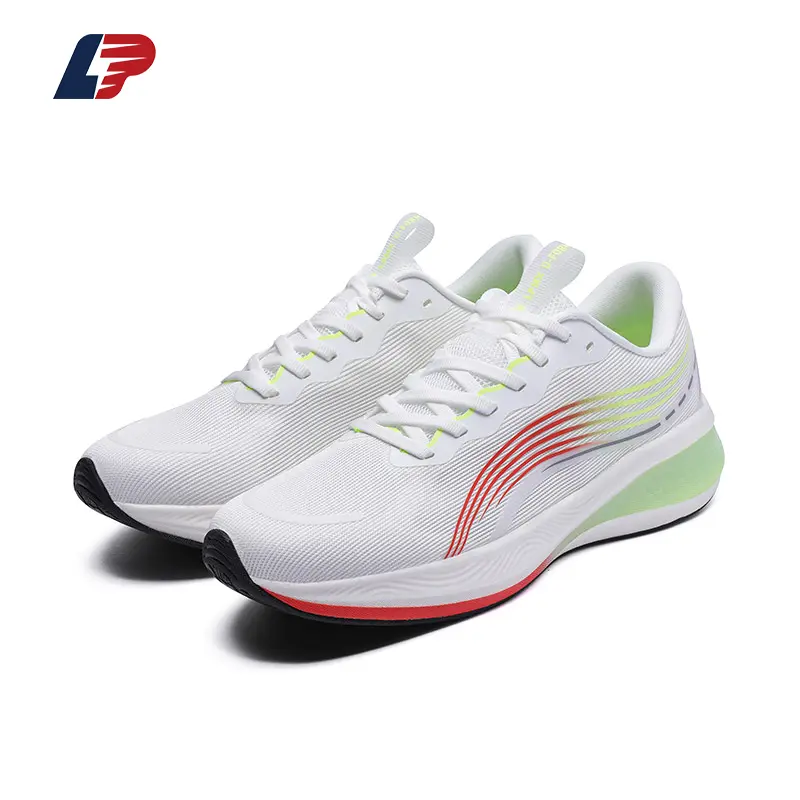 China Men's Lightweight Running Shoes with Carbon Plate Breathable Mesh, Cushioned Foam Midsole, Anti-Slip Rubber Outsole for Road Racing and Daily Training Manufacturers, Supplier