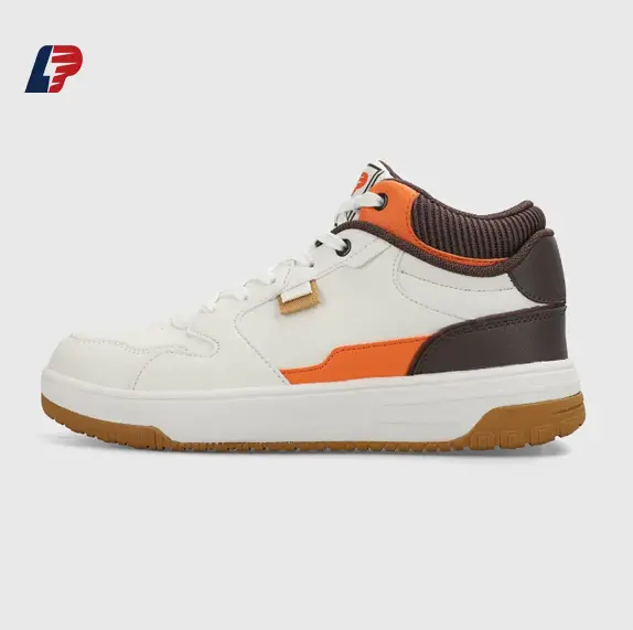 OEM High-Top Synthetic Leather Breathable and Comfortable Non-Slip Wear-Resistant Rubber-Soled Casual Shoes Manufacturer, Factory