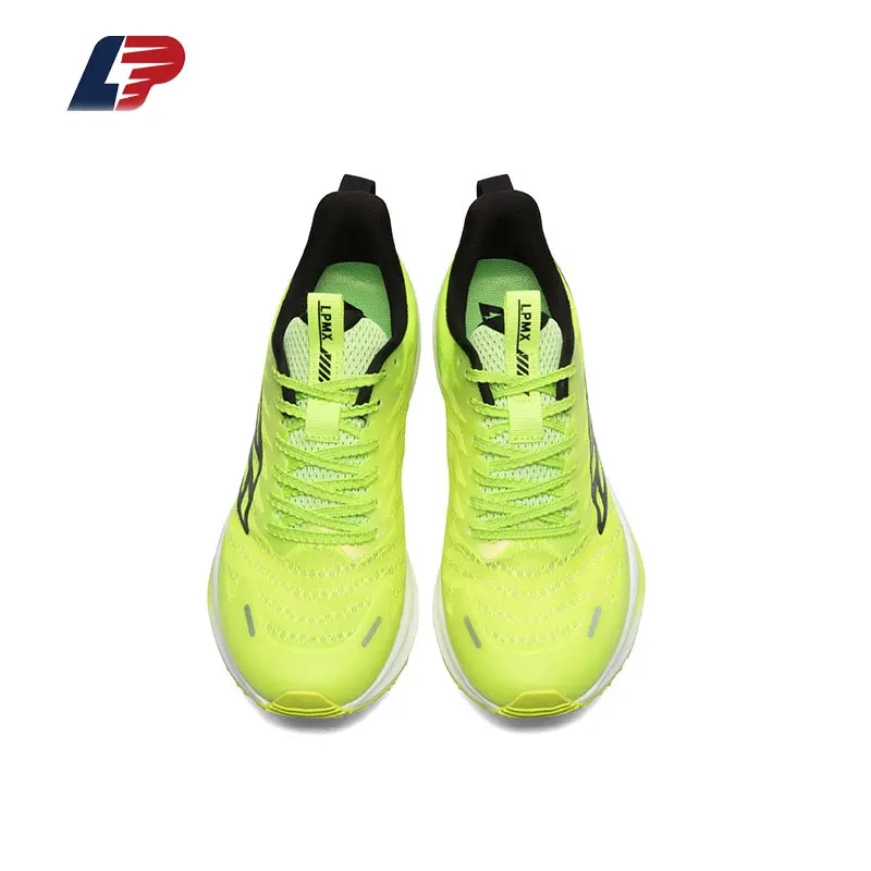 ODM LPMX Carbon Plate Running Shoes Breathable Mesh Trainers with MD Foam Midsole & Rubber Outsole for Men and Women Manufacturers, Factory