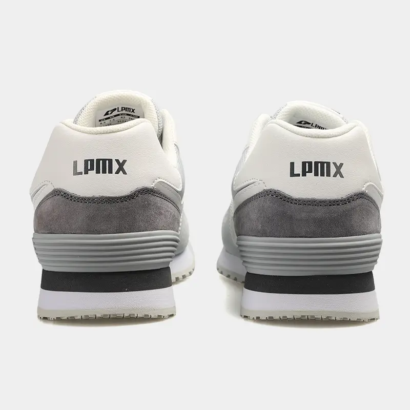 OEM Men's Retro Running Sneakers Breathable Mesh and Leather Upper, Anti-Slip Urban Walking Shoes Factory, Suppliers