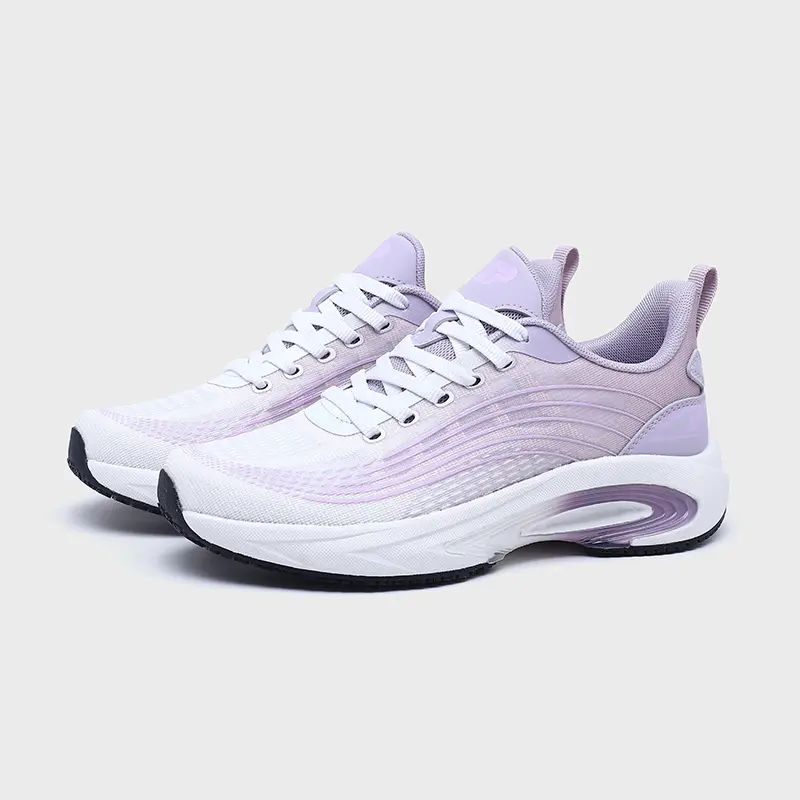 China Urban Style Lightweight Breathable Running Shoes for Women's Fashion Sneakers with TPU Outsole and Cushioned Support Factories, Supplier